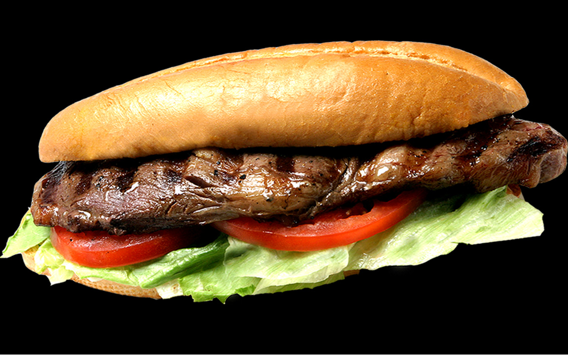 Order Steak Sandwich food online from Jim's Burgers store, Long Beach on bringmethat.com