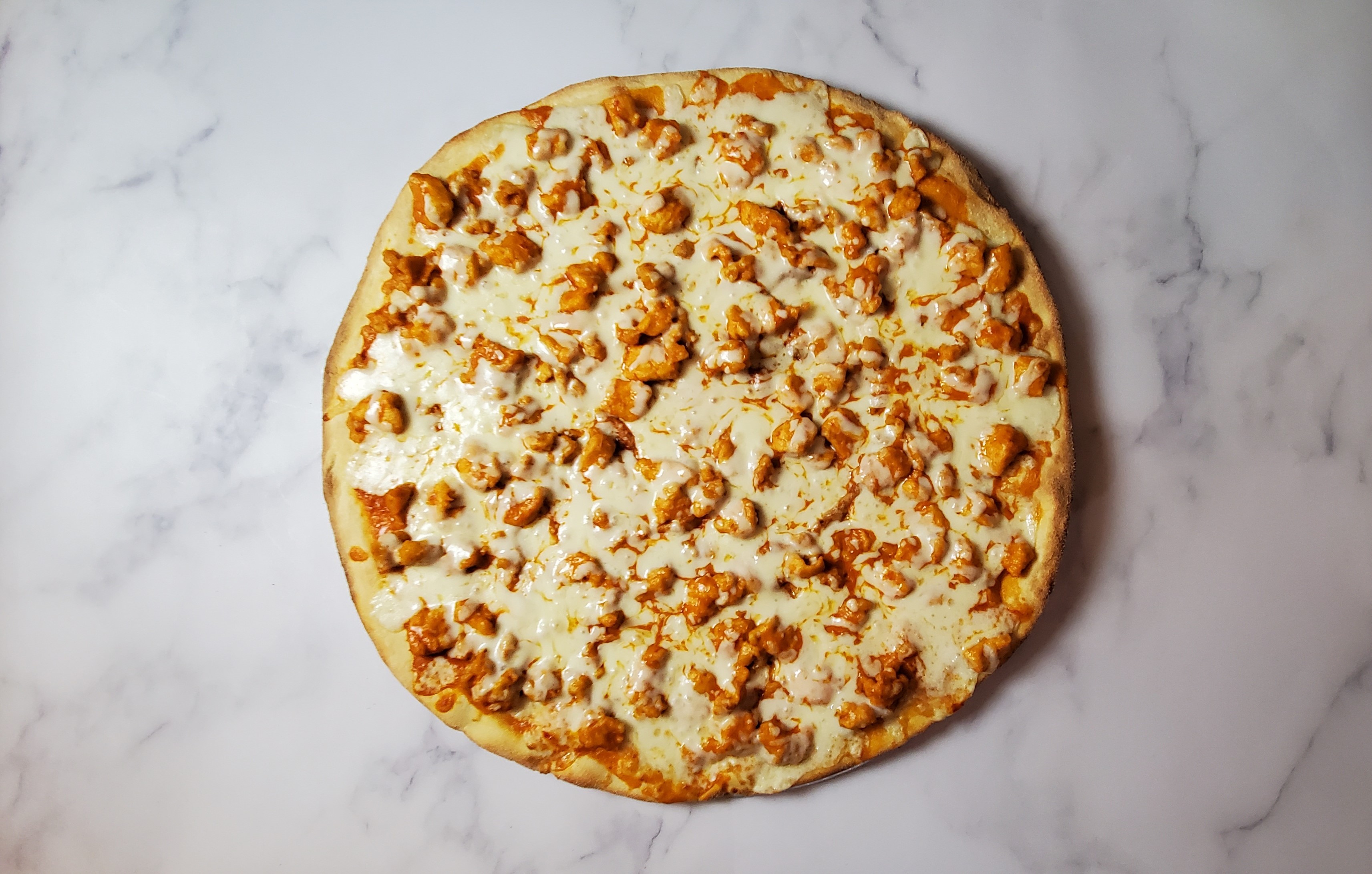 Order Buffalo Chicken Pizza food online from Due fratelli (forest hills) store, Forest Hills on bringmethat.com