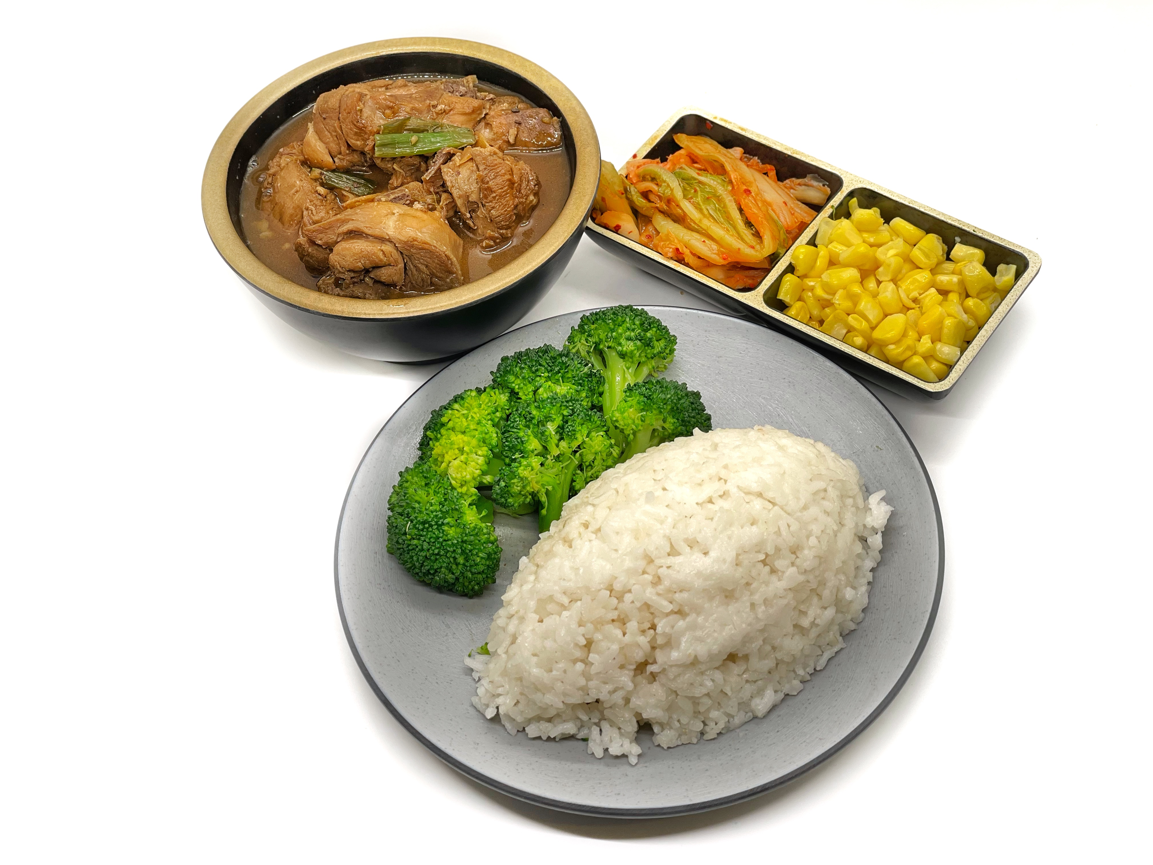 Order Spiced Chicken Meal Set food online from Tea Station store, San Diego on bringmethat.com