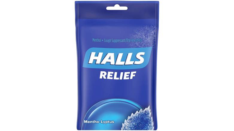 Order Halls - Cough Suppressant/Oral Anesthetic - Mentho-Lyptus food online from Route 7 Food Mart store, Norwalk on bringmethat.com