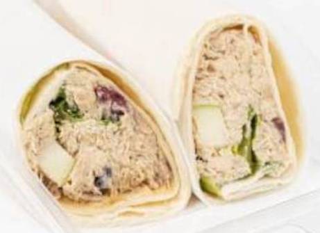 Order Cranberry Apple Tuna Wrap food online from Fialkoff Kosher Pizza store, Lawrence on bringmethat.com