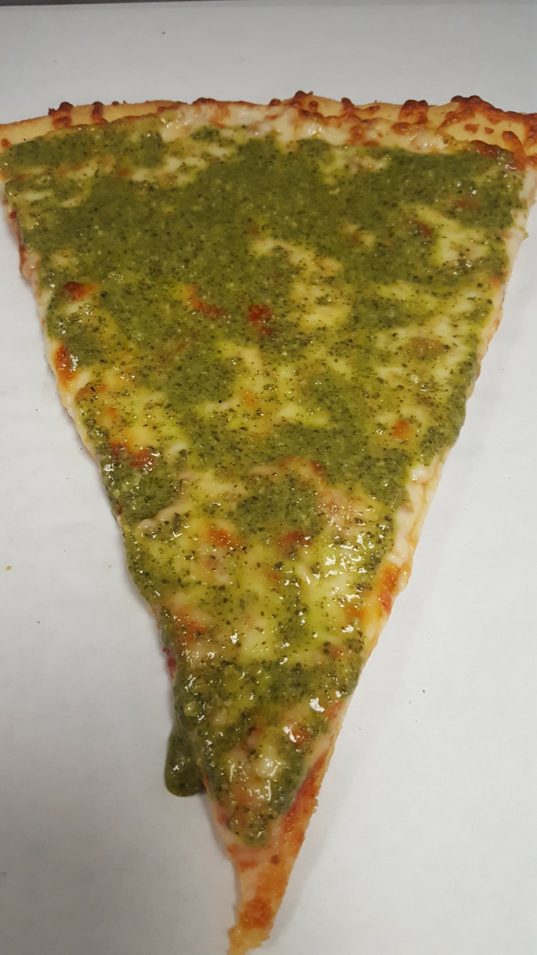 Order Pesto Pizza Slice - X-Large food online from Shawarma House store, San Francisco on bringmethat.com