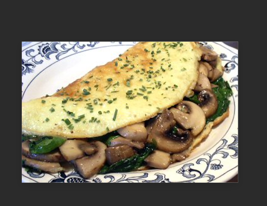 Order Mushroom Omelet food online from Janik's Cafe store, Chicago on bringmethat.com