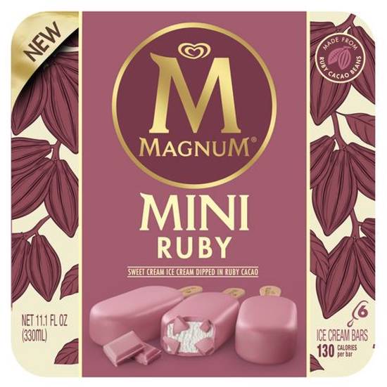 Order Magnum Mini Ruby Ice Cream Bars food online from Luckys Liquor store, Los Angeles on bringmethat.com