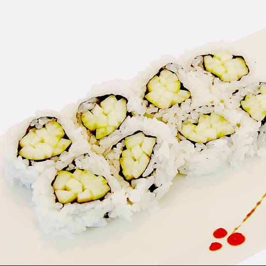 Order Cucumber Cut Roll food online from Kai Sushi store, Orange on bringmethat.com