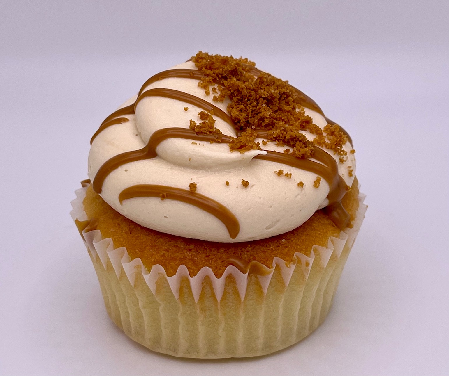 Order Lotus (Cookie Butter) Cupcake food online from The Cakeroom store, Washington on bringmethat.com