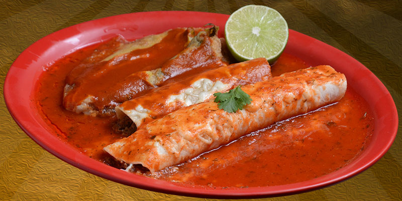 Order 28. 1 Beef Burrito, 1 Beef Enchilada and 1 Chile Relleno Combo Dinner food online from El Parian store, Saint Paul on bringmethat.com