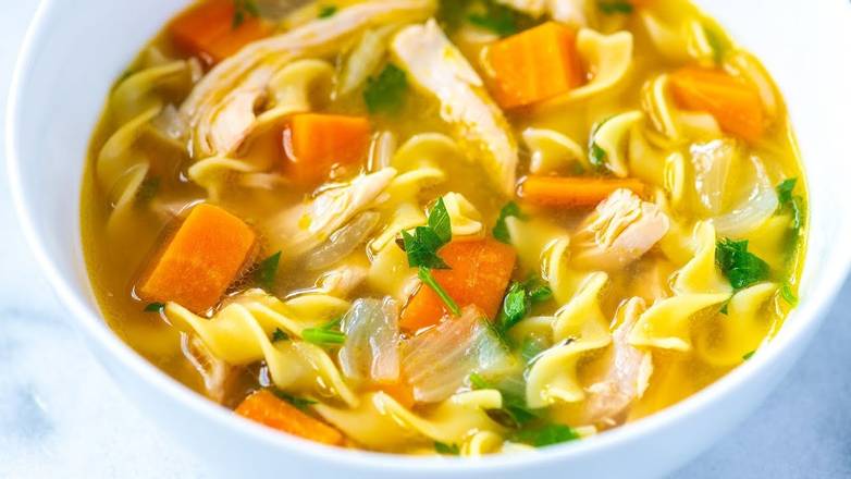 Order Chicken Noodle Soup food online from Grilled Cheesin store, Vernon Hills on bringmethat.com