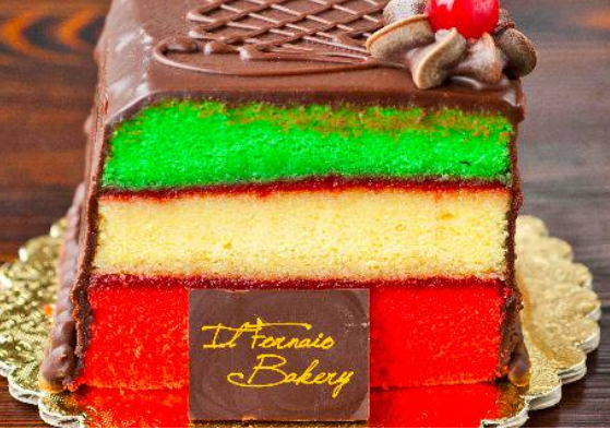 Order Mini Rainbow Cake food online from Il Fornaio Bakery store, Queens on bringmethat.com