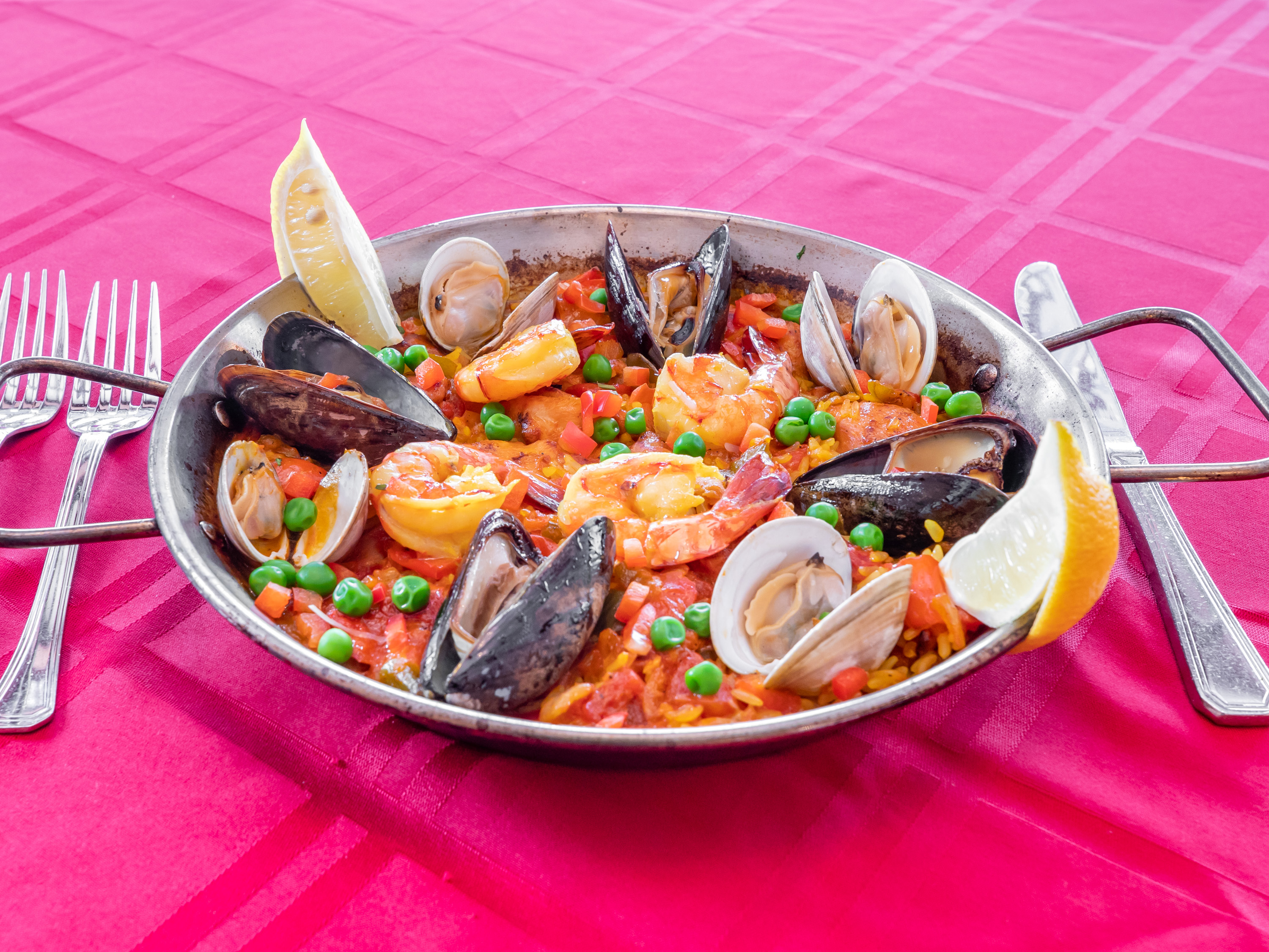 Order Valenciana Paella food online from Meson Sabika store, Naperville on bringmethat.com