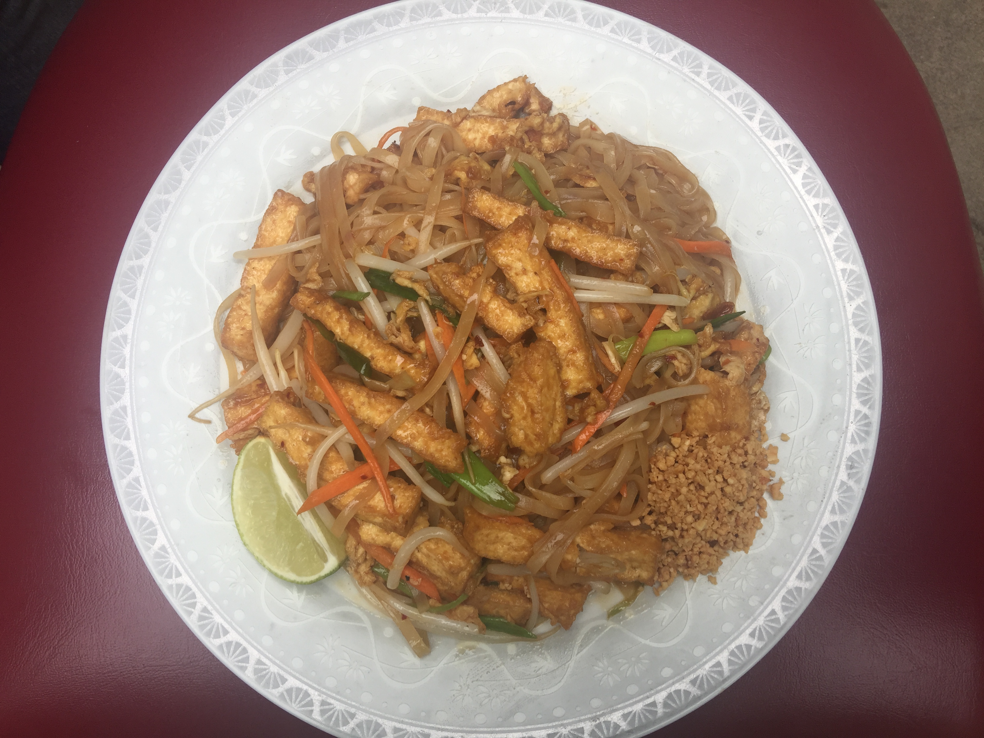 Order T1. Fried Tofu Pad Thai food online from Asian Garden store, Woodhaven on bringmethat.com