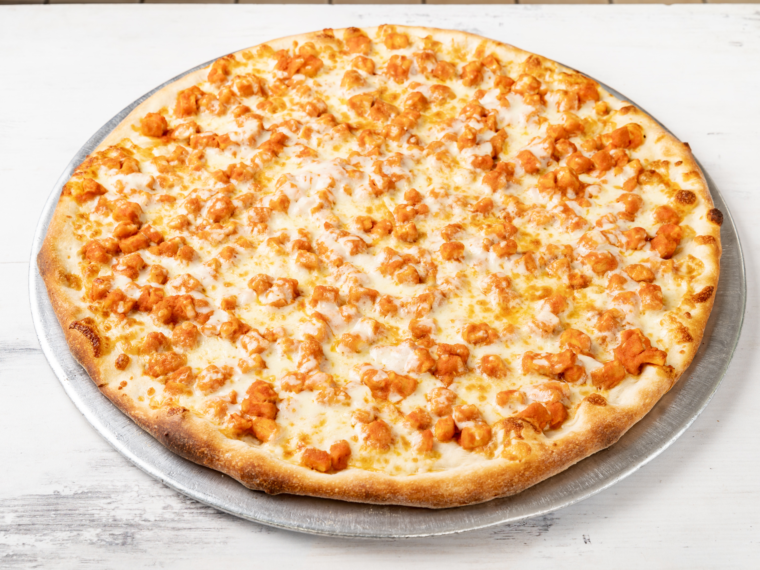 Order Buffalo Chicken Pizza 18" food online from East Village Pizza & Kebabs store, New York on bringmethat.com