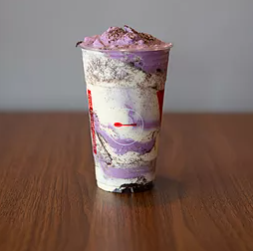 Order Ube Milkshake food online from Zero Degrees store, Dallas on bringmethat.com