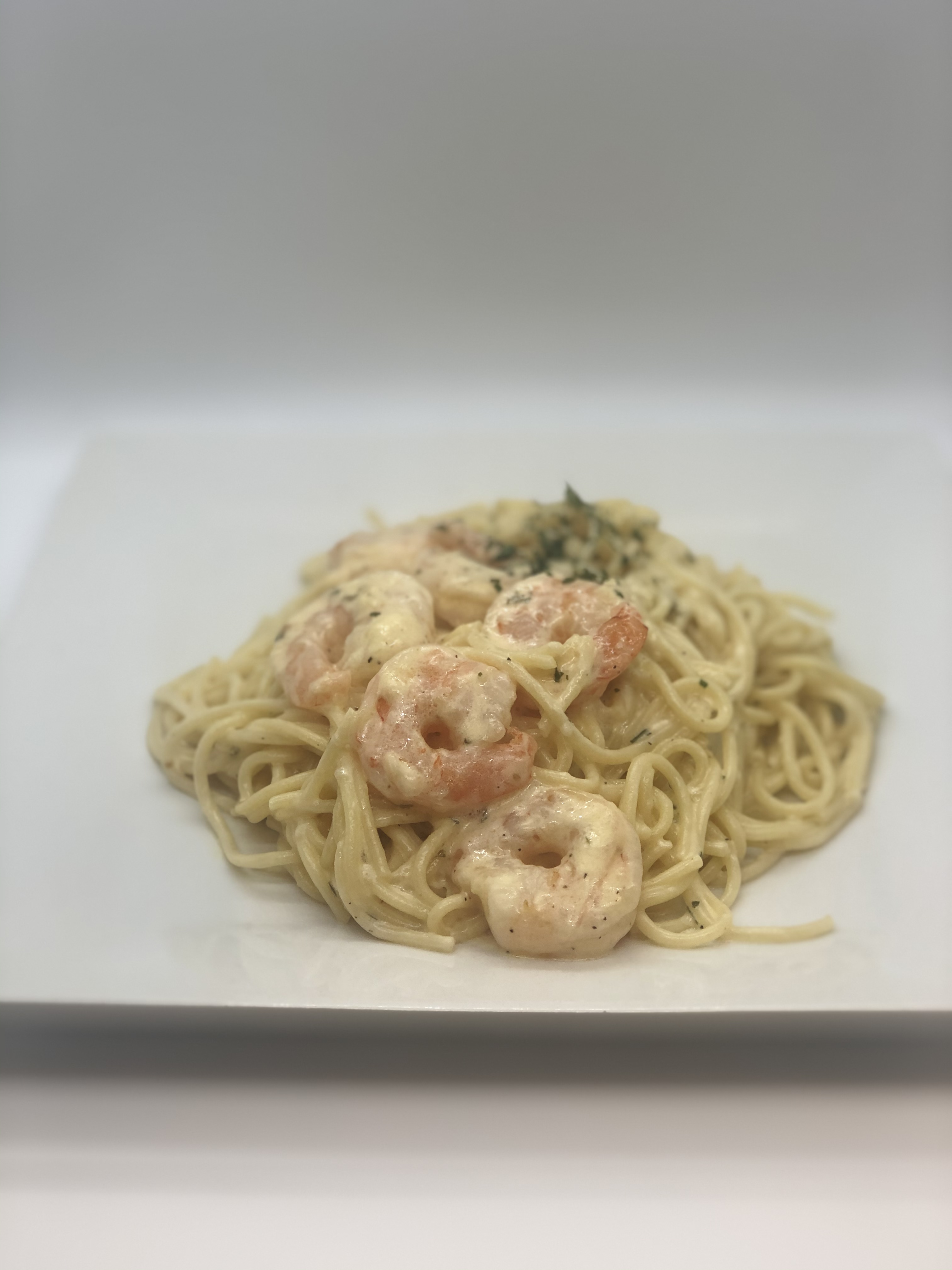 Order Shrimp Alfredo Pasta food online from Vic & Deans Pizzeria Grill store, Wayne on bringmethat.com