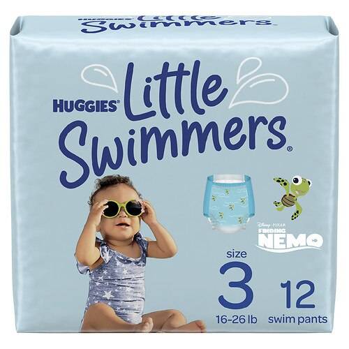 Order Huggies Little Swimmers Swim Diapers Size 3 - 12.0 ea food online from Walgreens store, Slidell on bringmethat.com