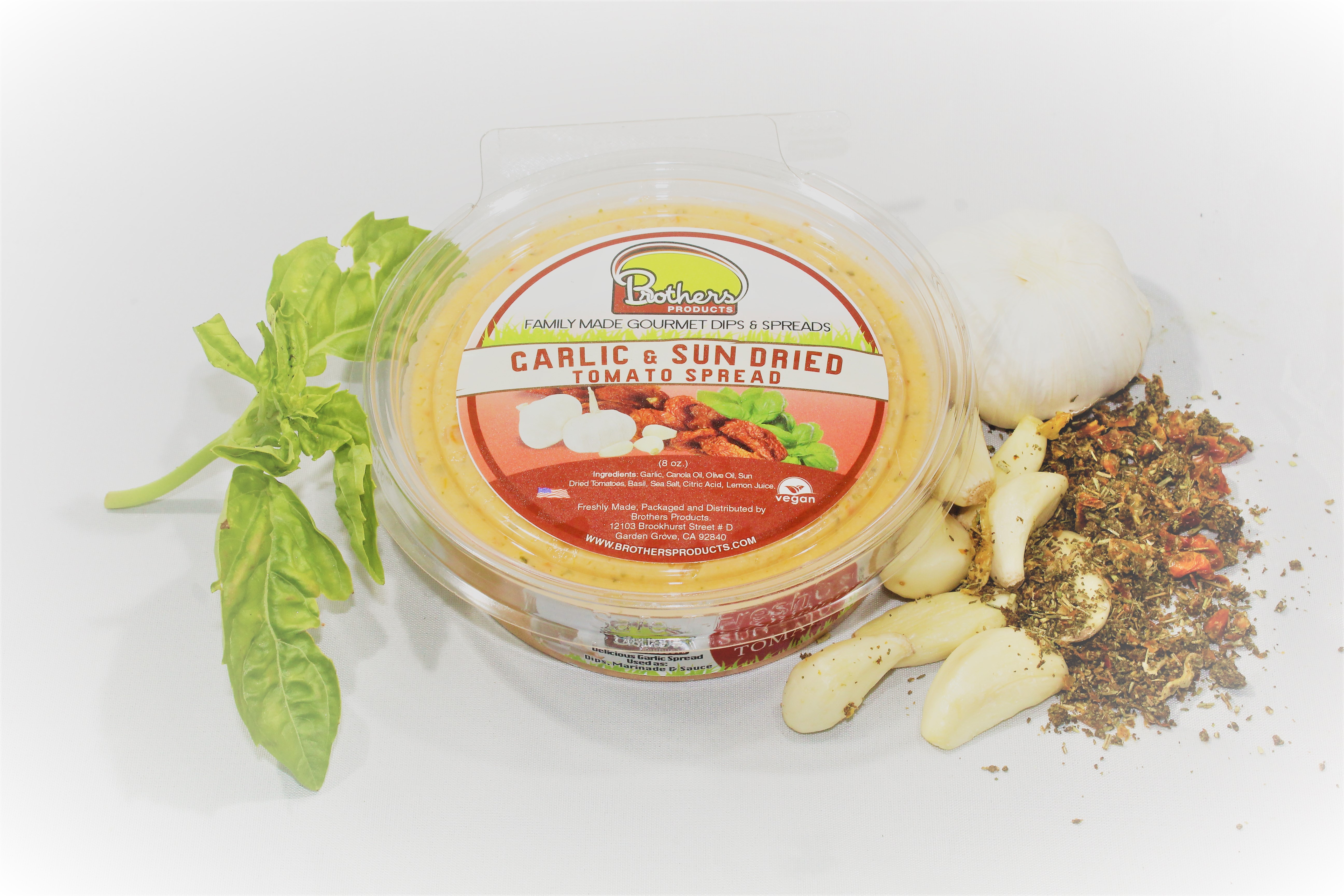 Order Sun Dried Tomato Garlic food online from Brothers Juicery store, Garden Grove on bringmethat.com