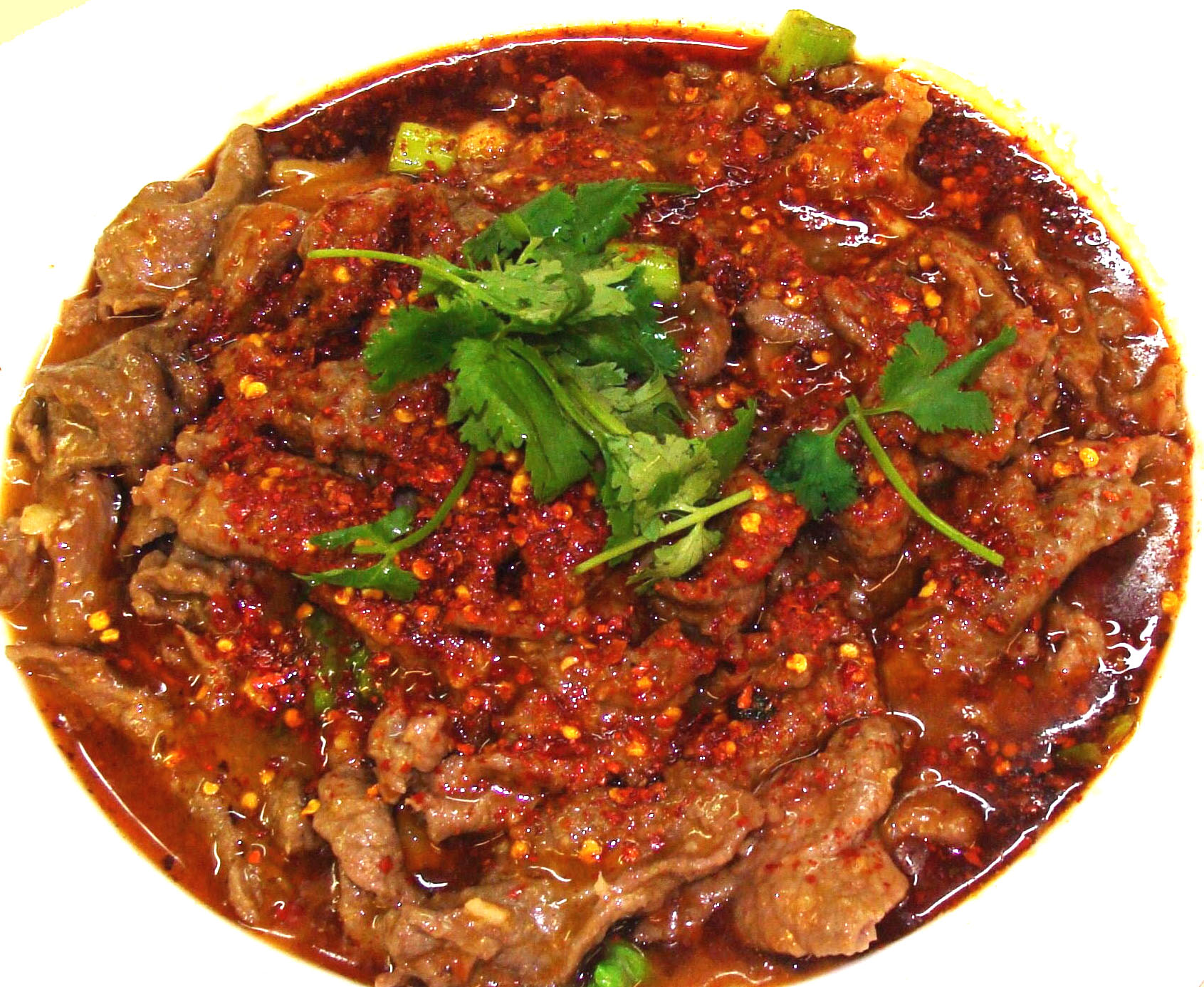 Order Spicy Braised Beef 水煮牛 food online from Chengdu 23 store, Wayne on bringmethat.com