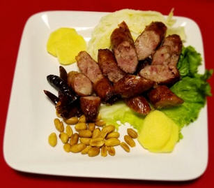 Order Sai Grok E-san (Thai Sour Pork Sausage) food online from Thai Lily Cafe store, Houston on bringmethat.com