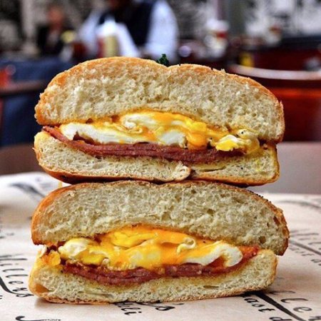 Order Taylor Ham, Egg and Cheese Sandwich food online from Bagels And More store, Bergenfield on bringmethat.com