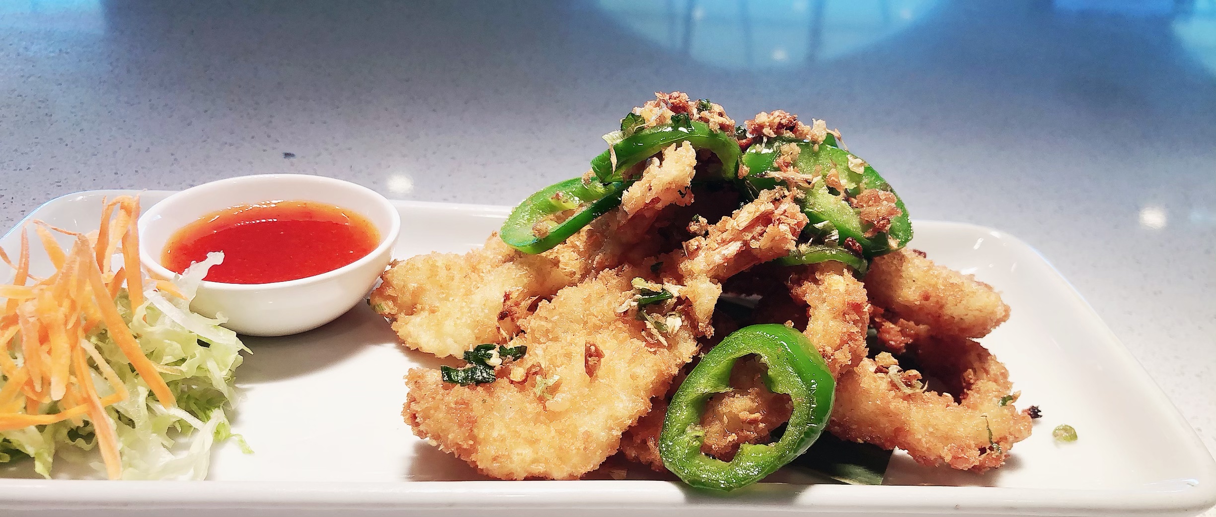Order Fried Calamari and Shrimp food online from Sawaddee Thai Restaurant store, Las Vegas on bringmethat.com