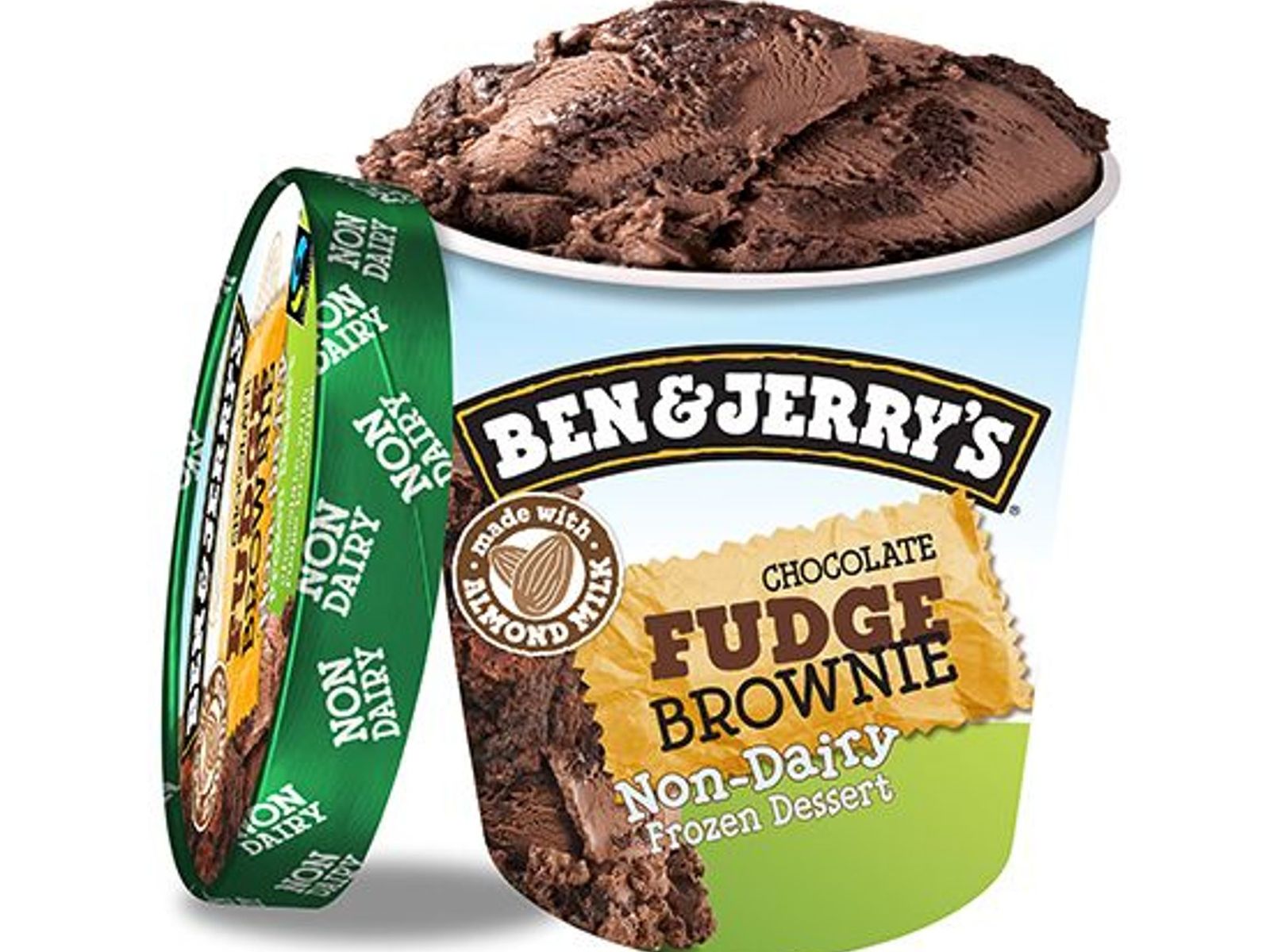 Order Ben & Jerry's Non-Dairy Chocolate Fudge Brownie food online from Arizona Select Ice Cream & Candy Co. store, Phoenix on bringmethat.com