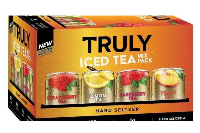 Order Truly Hard Seltzer Iced Tea Mix Pack 12 pk - 12 oz food online from Pit Stop Liquor Mart store, El Monte on bringmethat.com
