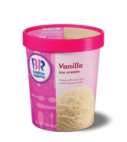 Order 2 Pre-Packed Quarts food online from Baskin Robbins store, Evergreen Park on bringmethat.com