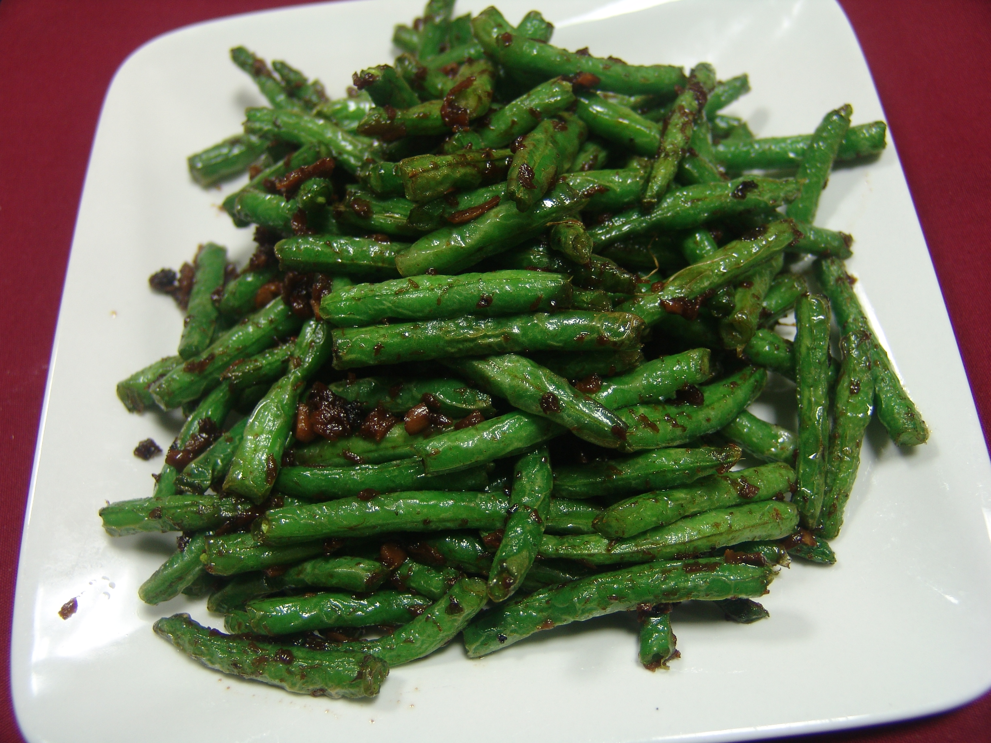 Order Dry Sauteed Green Beans 干扁四季豆 food online from Vege Paradise store, San Gabriel on bringmethat.com