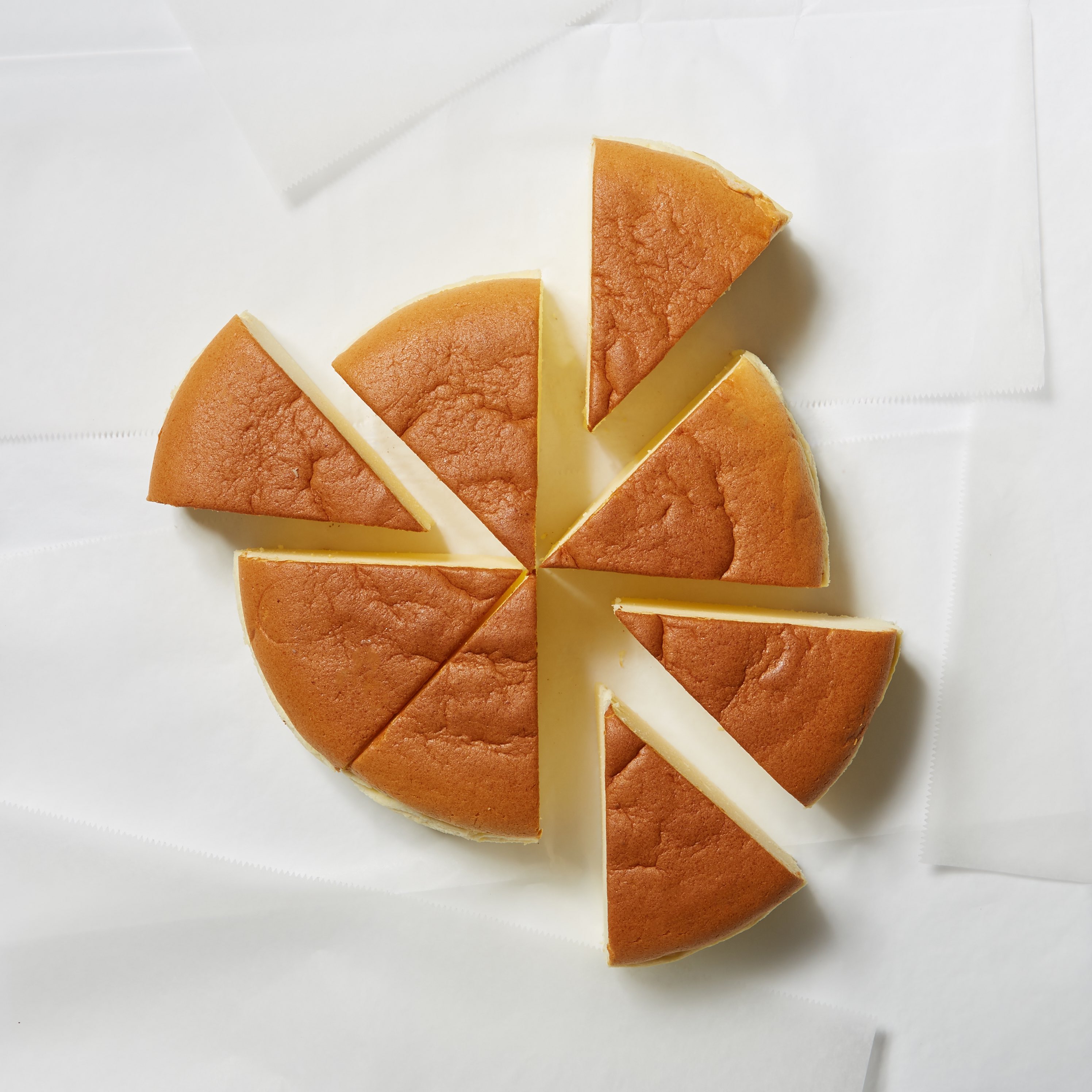 Order Slice of Original Japanese Cheesecake food online from Crumb store, Plainfield on bringmethat.com