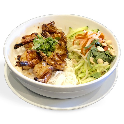 Order 16. Grilled Shrimps Vermicelli Bun Tom Nuong food online from Pho Nation store, Newark on bringmethat.com