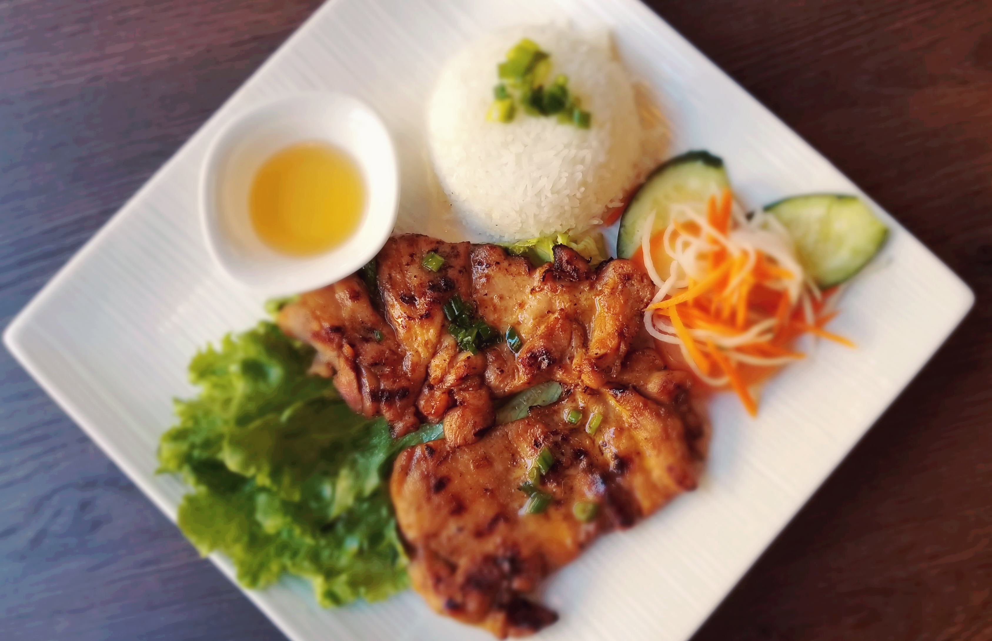 Order 22. Grilled Chicken Rice Plate food online from Home Kitchen store, Santa Clara on bringmethat.com