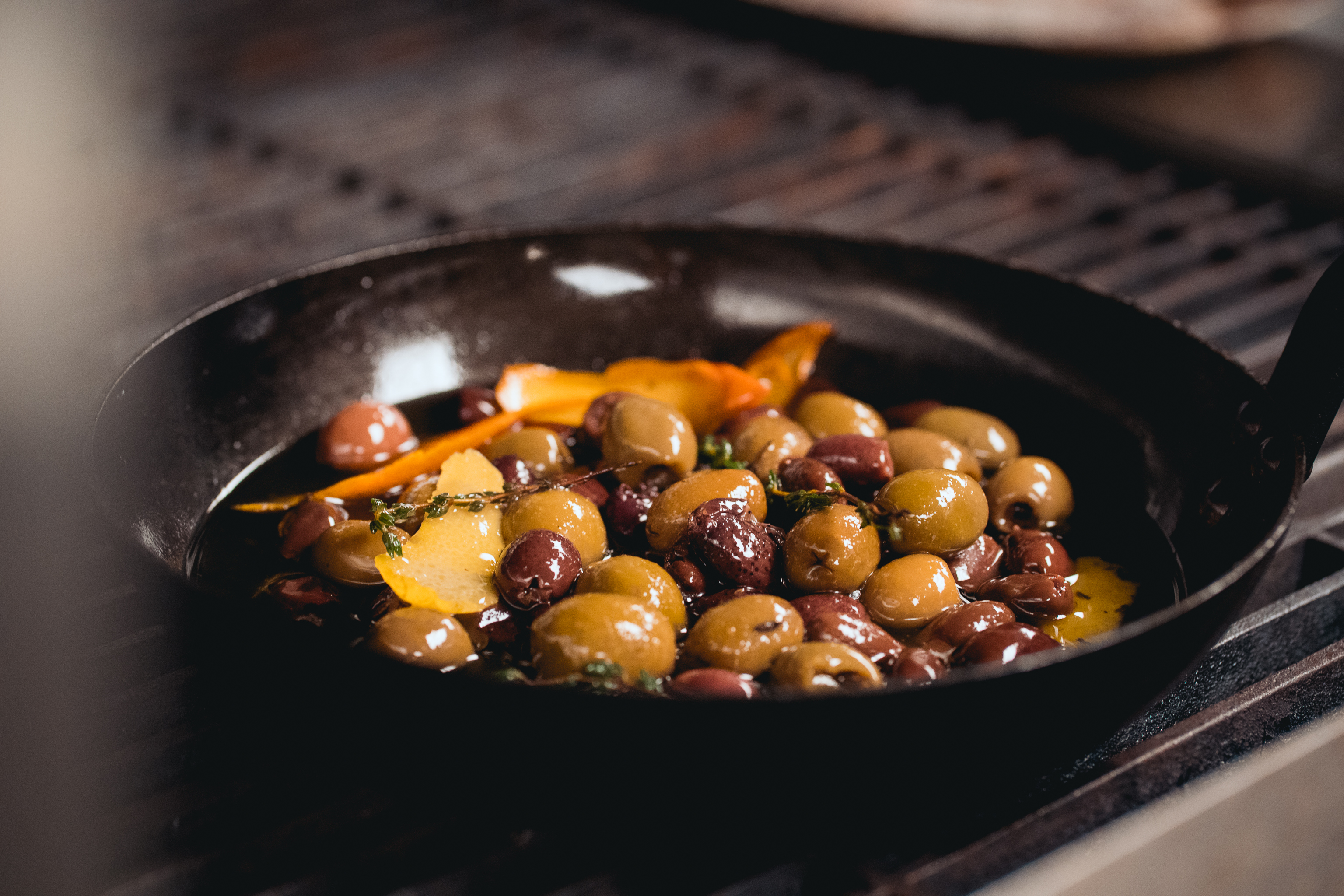 Order Warm Marinated Olives food online from Fireproof store, Columbus on bringmethat.com