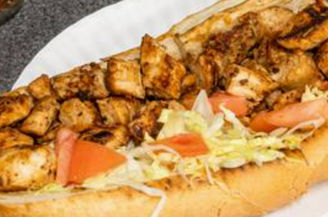 Order Grilled Chicken Sub  food online from Alex's House of Pizza & Subs store, Lawrence on bringmethat.com