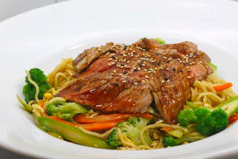 Order Beef Yakisoba food online from Crazy Fish store, Albuquerque on bringmethat.com
