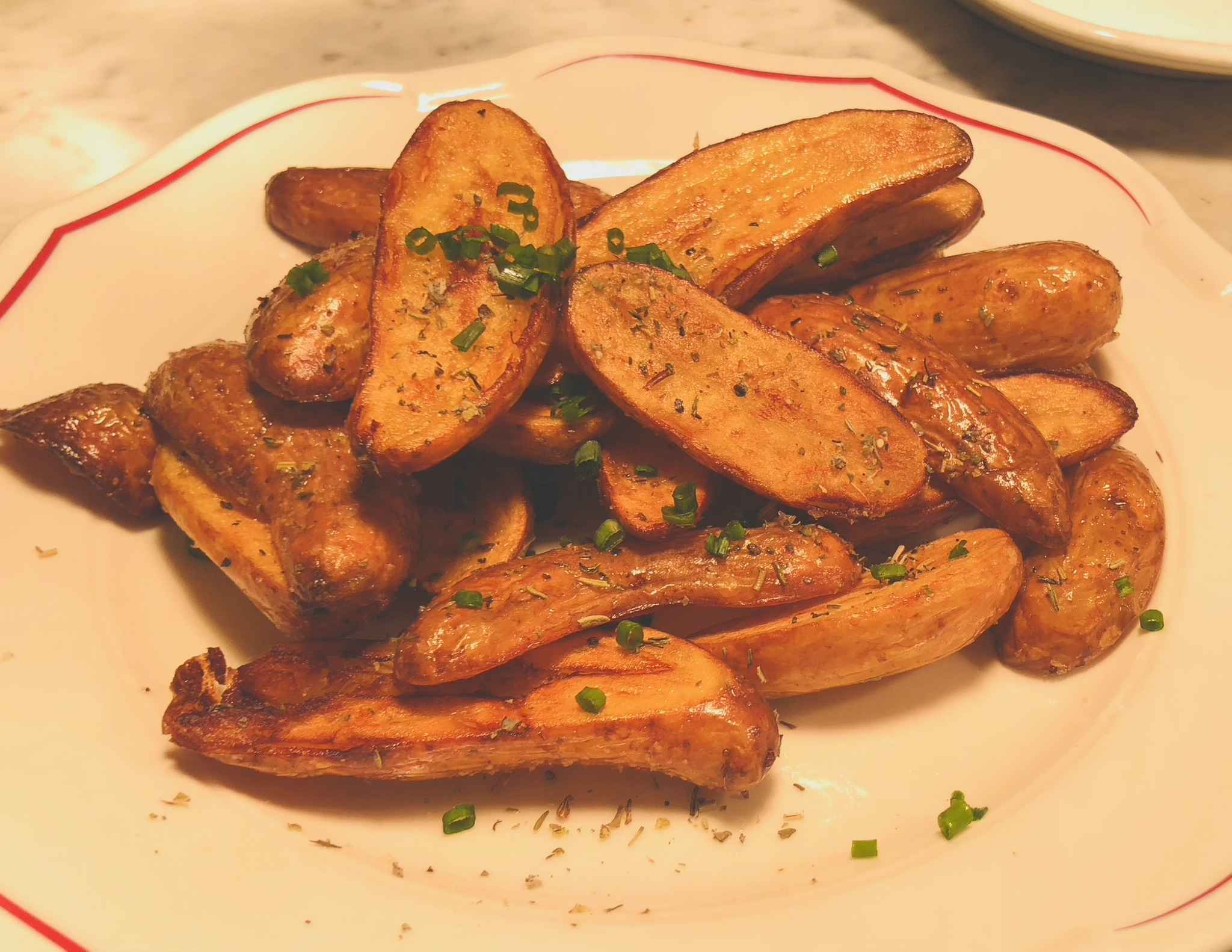 Order Roasted Fingerling Potatoes  food online from The Katharine Brasserie And Bar store, Winston Salem on bringmethat.com