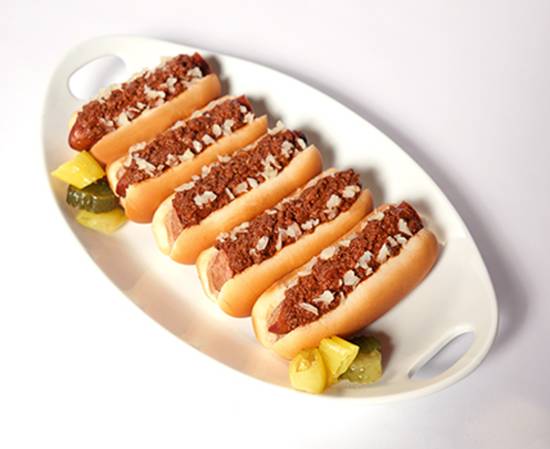 Order 5 Original Dog Pack food online from Tony Packo's - Illinois Ave. store, Maumee on bringmethat.com