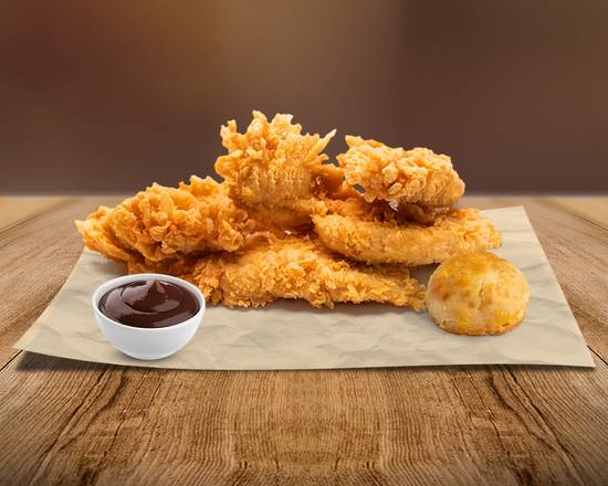 Order 5 Pc Tender's w/ Biscuit food online from Texas Chicken & Burgers store, Levittown on bringmethat.com
