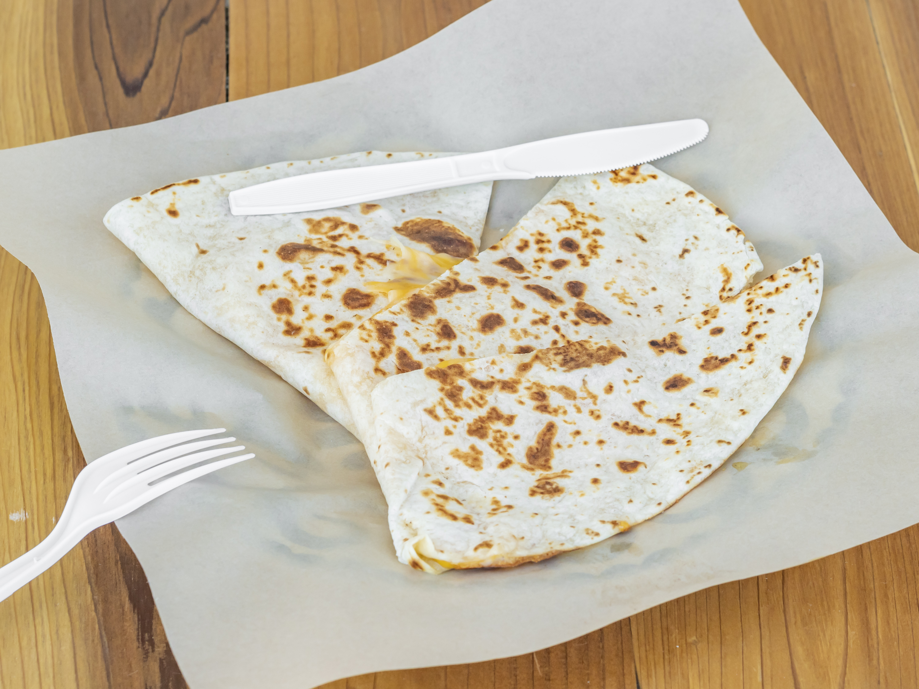 Order Just Cheese Quesadilla food online from Burrito Boy 11th Ave store, Eugene on bringmethat.com