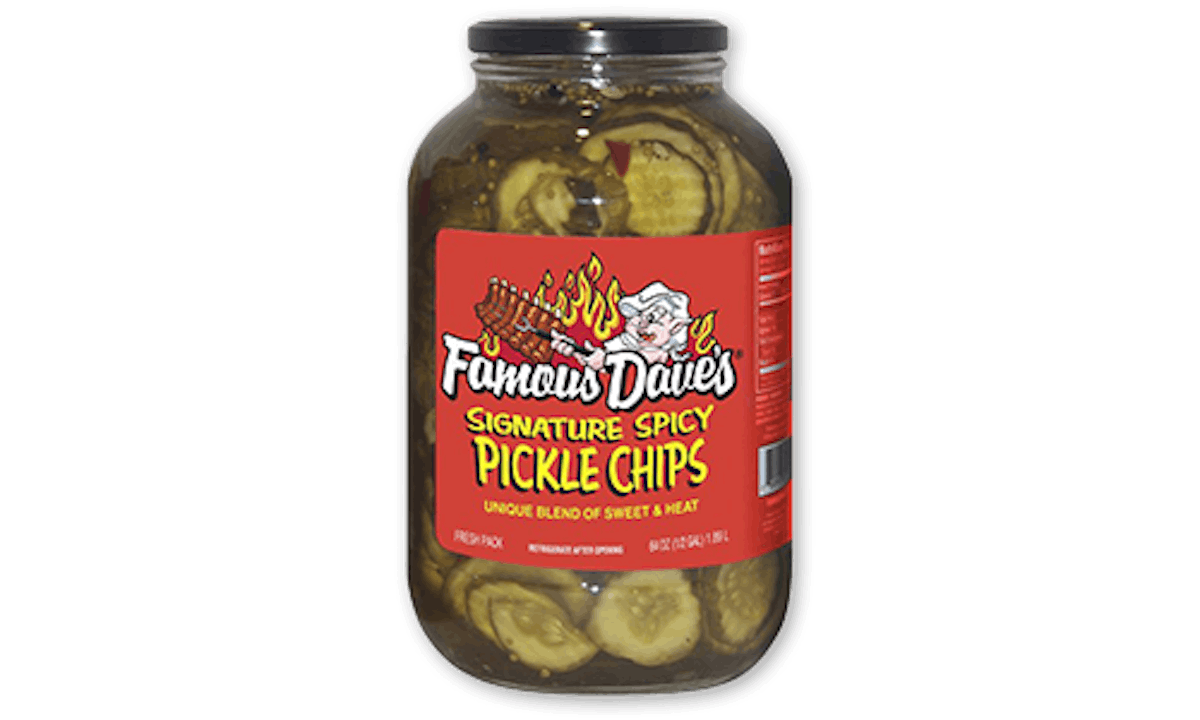 Order Signature Spicy Pickles food online from Famous Dave store, Oakton on bringmethat.com
