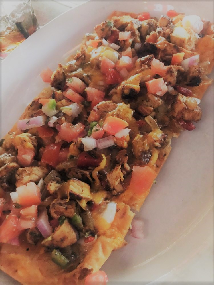 Order New Orleans Flatbread food online from City Tap and Grill store, Norridge on bringmethat.com
