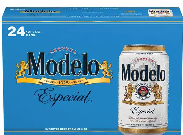 Order Modelo Especial Mexico's finest  Lager 4.4 % abv 24Pack 12oz cans food online from Sousa Wines & Liquors store, Mountain View on bringmethat.com