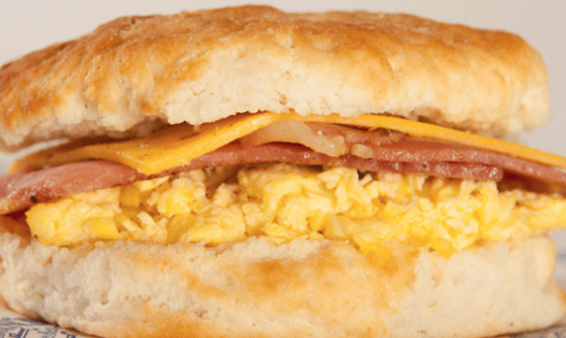 Order Country Ham with Egg Biscuits food online from Martin Restaurant store, Rockmart on bringmethat.com