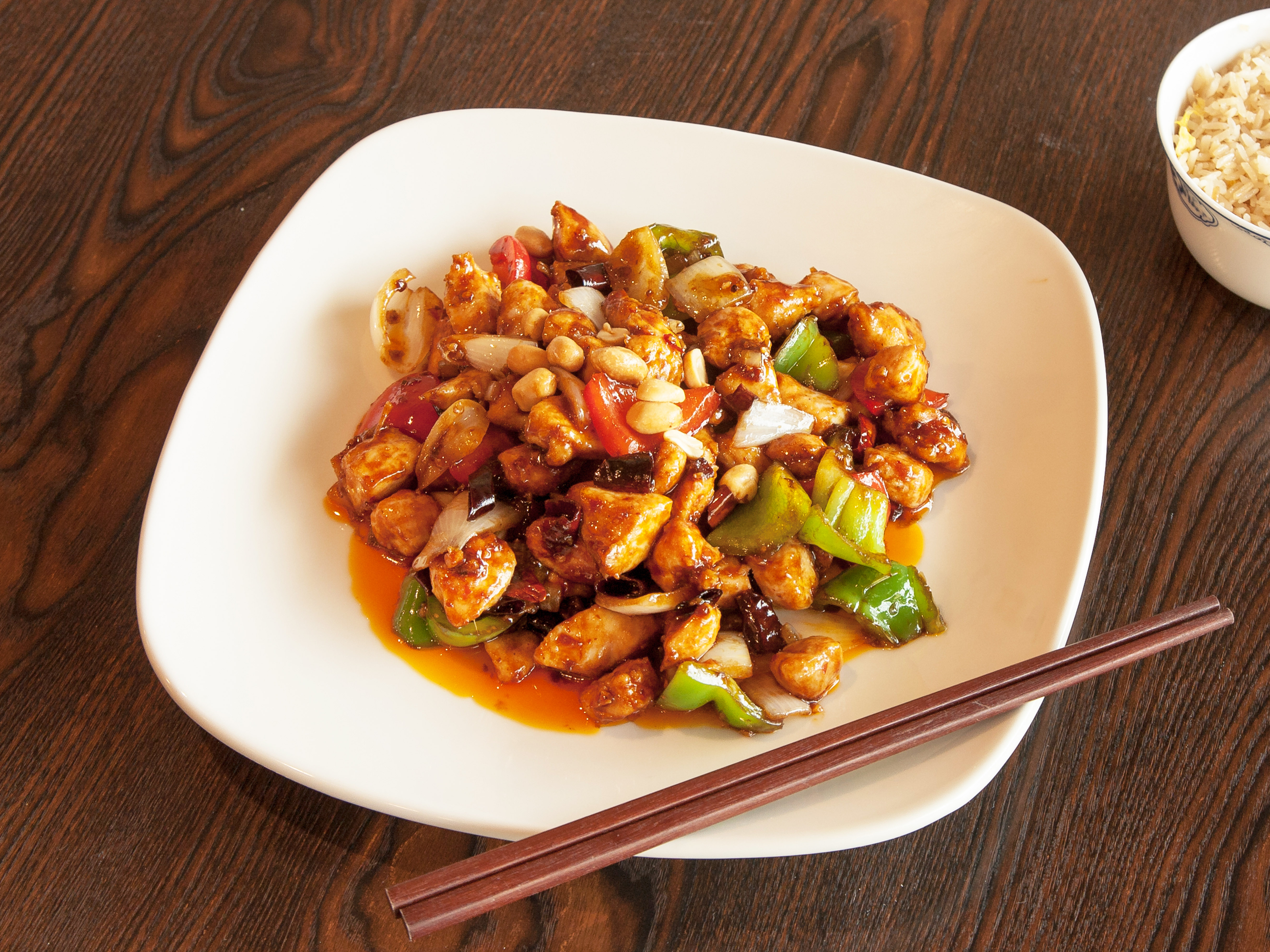 Order 07. Kung Pao food online from Blue & Fly Asian Kitchen store, Omaha on bringmethat.com