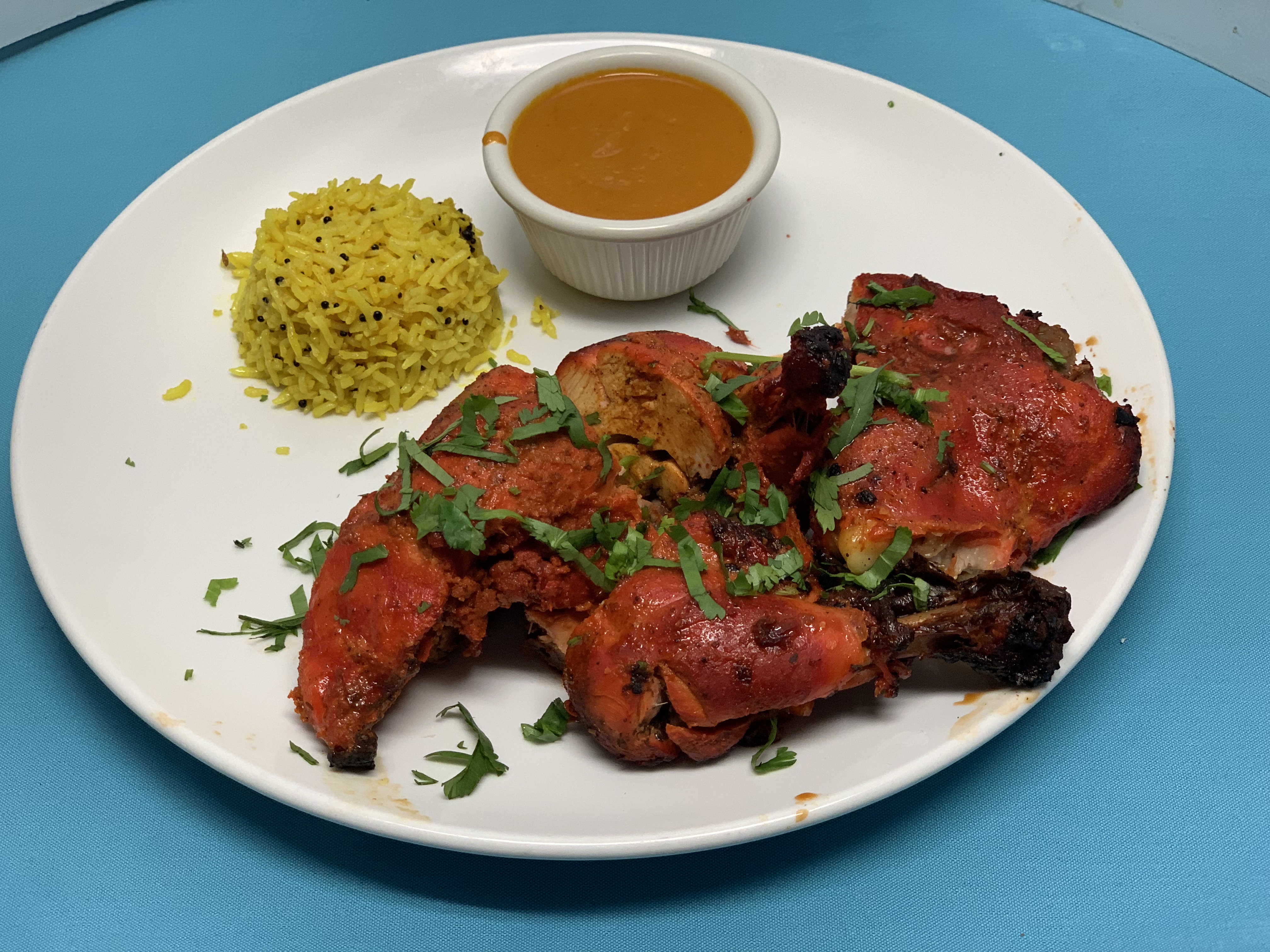 Order Tandoori Chicken food online from Aahar Indian Cuisine store, New York on bringmethat.com