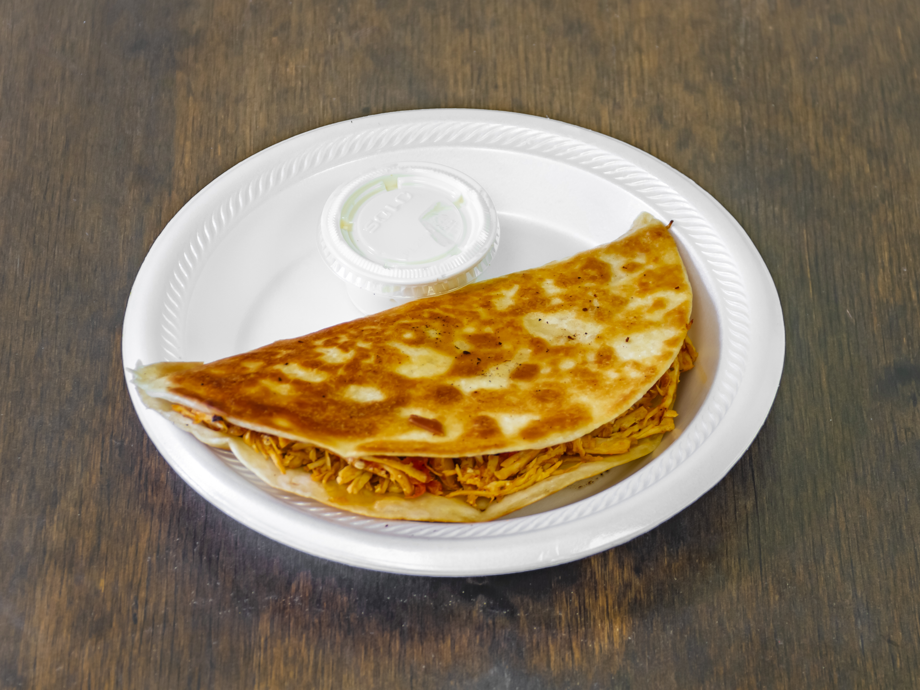 Order Quesadilla Chicken food online from Layla Authentic Spanish Restaurant store, Syracuse on bringmethat.com