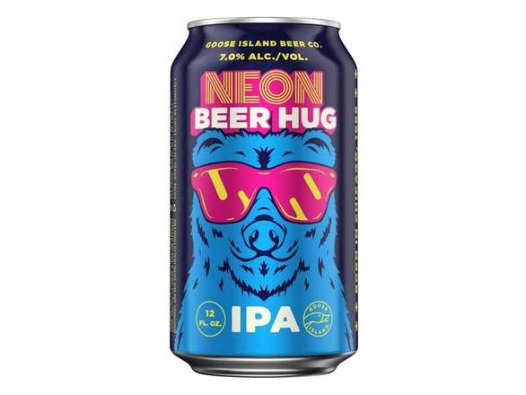 Order Goose Island Neon Beer Hug - 6x 12oz Cans food online from Royals Liquor store, St. Peters on bringmethat.com