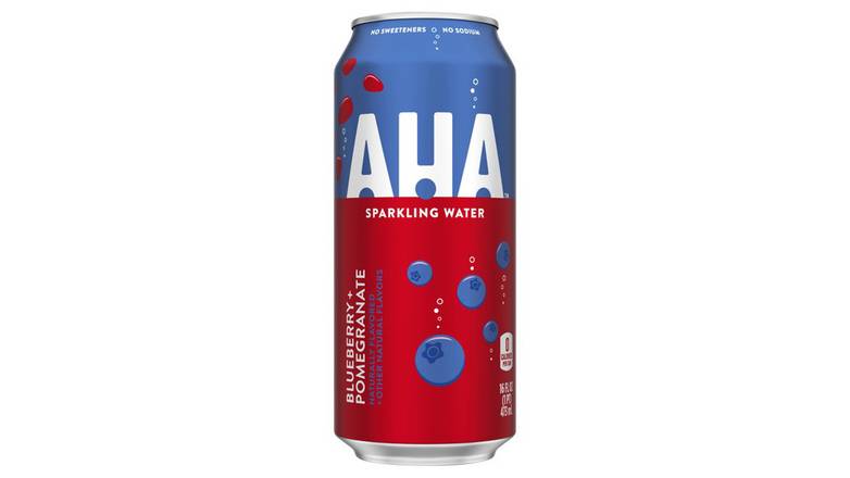 Order Aha Blueberry Pomegranate Can food online from Trumbull Mobil store, Trumbull on bringmethat.com