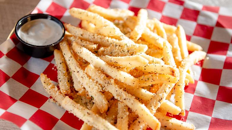 Order Parmesan Fries food online from Parry Pizzeria & Taphouse store, Greenwood Village on bringmethat.com