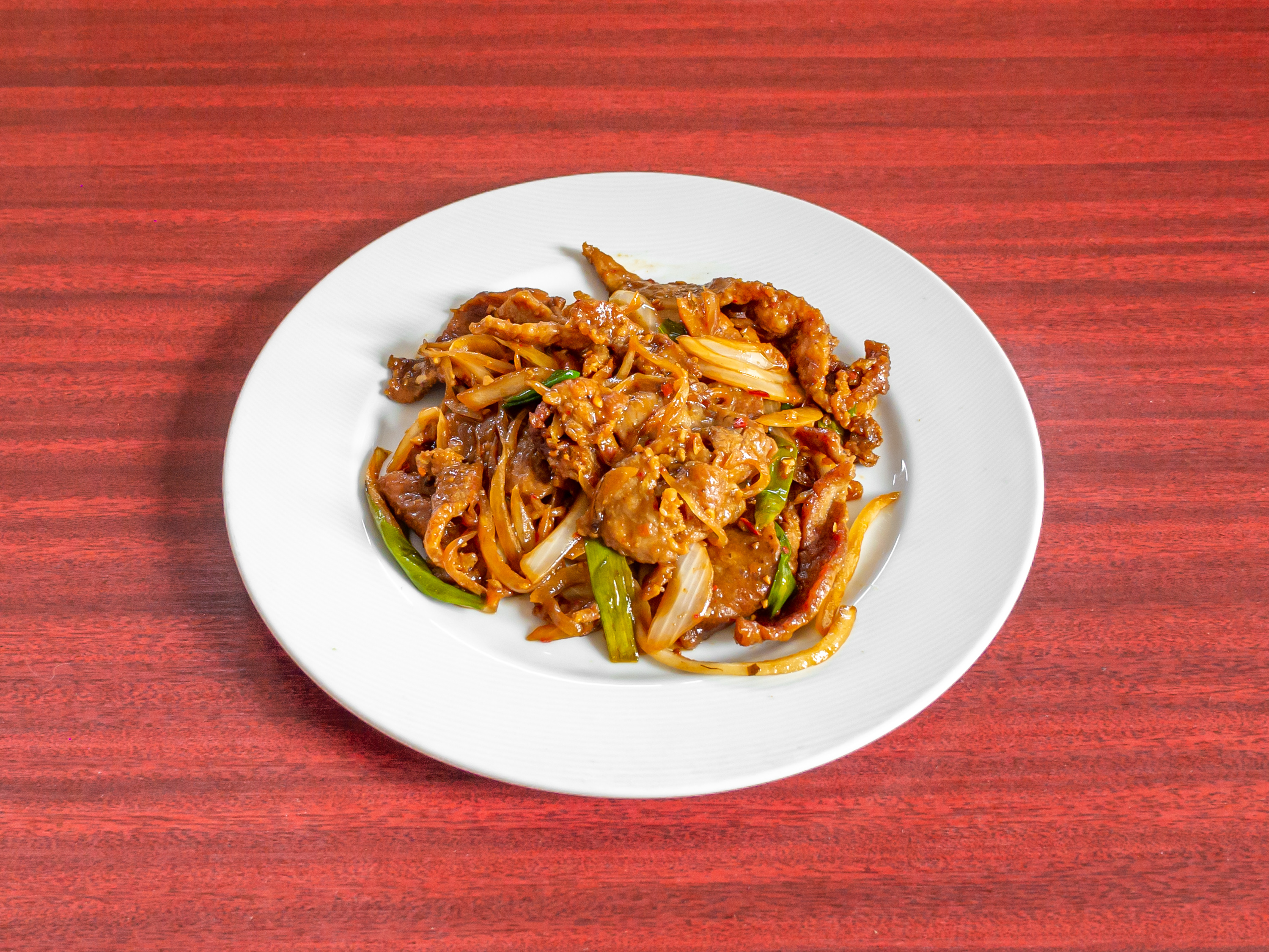 Order Mongolian Beef food online from Woks On Express Tien Fu 2 store, Sunnyvale on bringmethat.com
