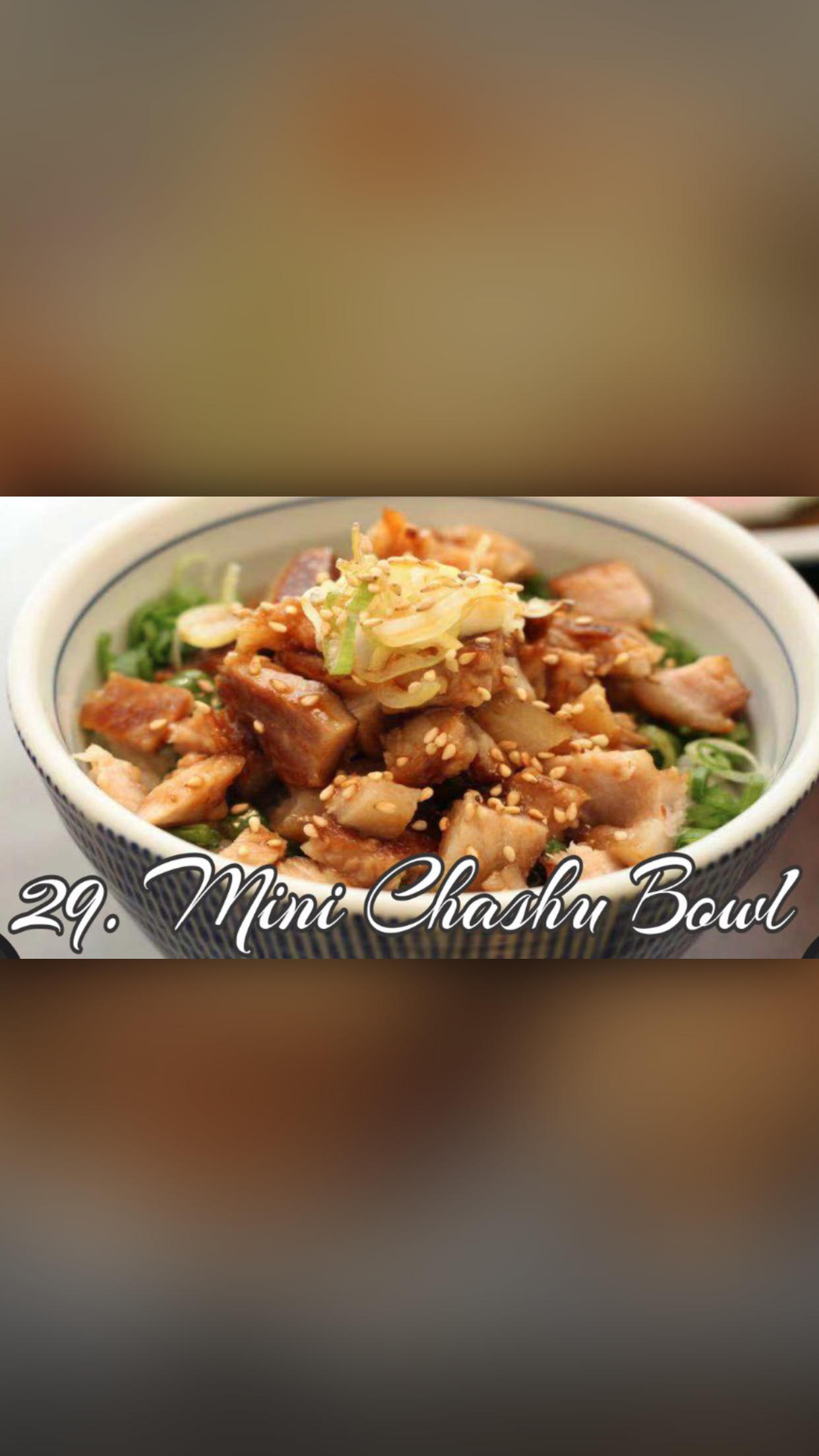 Order Chashu Bowl food online from Hon Sushi store, Bakersfield on bringmethat.com